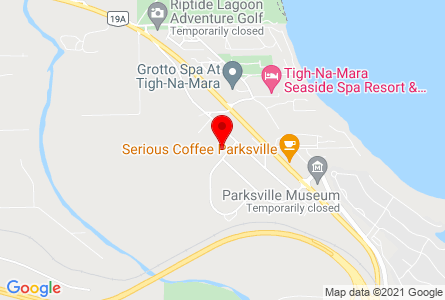 Map of the Pro Pacific DKI Parksville office