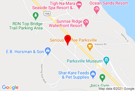 Map of the Pro Pacific DKI Parksville office